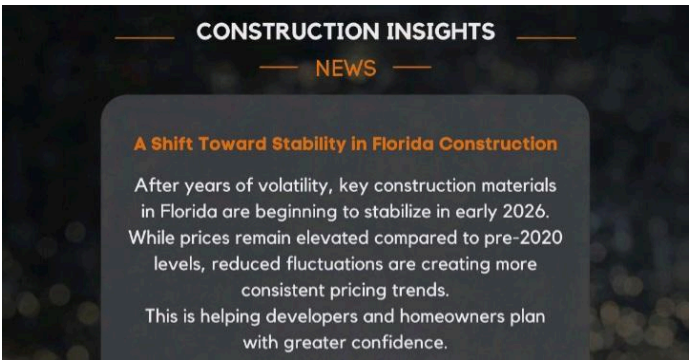 CONSTRUCTION INSIGHTS
